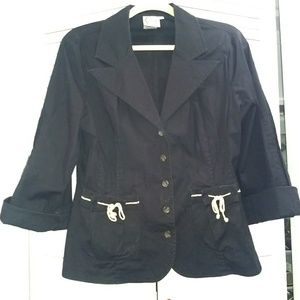 Finley Equine Couture Black stretchy Blazer Large